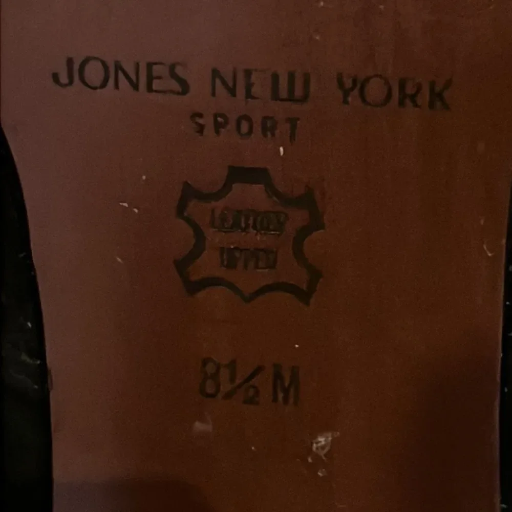 Jones New York Sport Ankle Boot Black Suede US 8.5